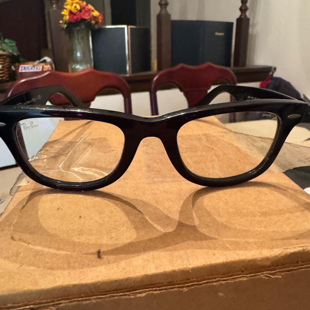 Ray-Ban Wayfarer Black Eyeglasses - Picture 2 of 5